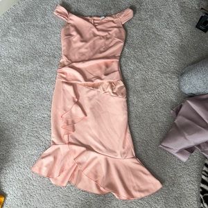 Venus salmon pink dress